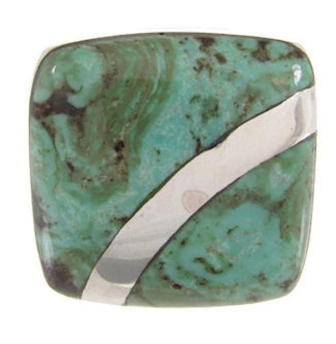 Turquoise Southwest Sterling Silver Ring Size 5-1/2 MW63722